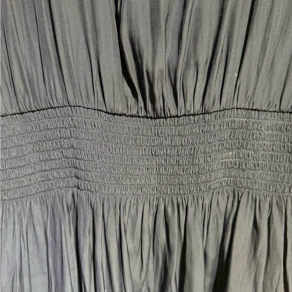 Ramy Brook Oceans dress in Navy with gold detailing hardware size small - Picture 6 of 6